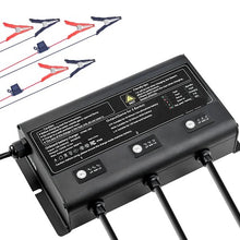 3-Bank 5A 12V Onboard Boat Charger IP68 Waterproof Smart On-Board Battery Charger