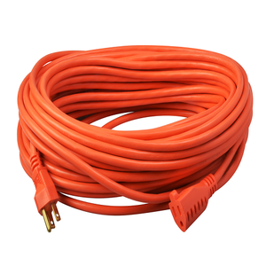 100"Ft Orange Extension Cord Cable 16/3 Sjtw Standard Outdoor 2309SW8803 (Pack Of 3)