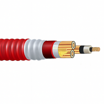 2/0 AWG 3C HVTECK Copper 420 mil NLEPR TS AIA 35kV 133% IL Red PVC Jacket CSA