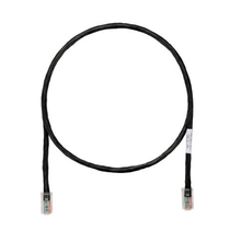1m 24 AWG Black Cat 5e Stranded Patch Cord UTPCH1MBLY