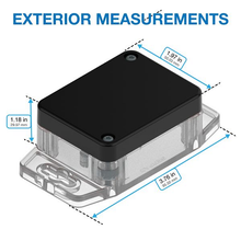 Flanged Base Plastic Box Enclosure For Wall/Surface Mount RBF32P04B08C