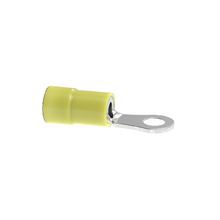 12-10 AWG StrongHold Terminal Ring Yellow EV10-10RB-Q (Pack of 25)