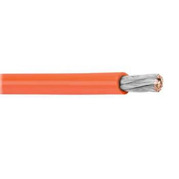 6 AWG 7 Strands Orange Jacket Marine Battery Cable