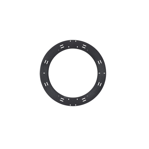 24″ Diameter Black Steel Cable Slack Management Ring Slack Spool WMFS24