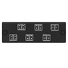 6 Port Opticom Keyed K-Slate LC Fiber Adapter Panel Duplex FAP6WKIGDLCZ