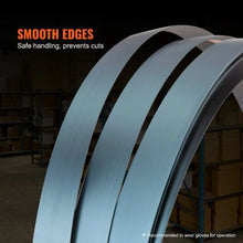 3/4" Wide, 0.02" Thick, 1640' Long High-Strength 1700 lbs Band Industrial Steel Strapping Roll
