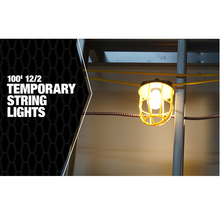 100 Feet 14/2 SJTW Plastic Cage String Light 7145SW (Pack of 3)