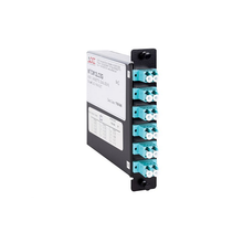 Male MPO Cassette 12 Fiber 50µm OM4 AL LC Connector MTCM12LC5Q
