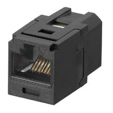 1 Port Mini-Com Cat5e UTP RJ45 Coupler Module Polycarbonate CC5E88BL