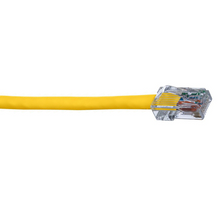 4' 24 AWG Yellow Cat 5e UTP Copper Patch Cord UTPCH4YLY