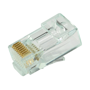 Standard Cat6 Unshielded with Bar45 RJ45 Modular Plugs Green Tint S45-1100 (100pcs/3Jar)