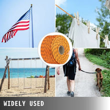 7/16" x 200FT Nylon Core Double Braid Polyester Rope