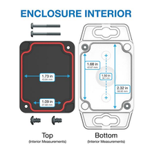 Flanged Base Plastic Box Enclosure For Wall/Surface Mount RBF32P04B08C