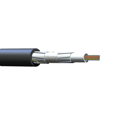 12 Fiber Corning Freedm Ribbon Single Mode OS2 Compact Drop Gel Free Cable 012ZCF-14101D20