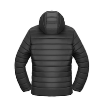 7.4V Battery Women’s Heated Jacket with Soft Shell Electric Heating Coat, 4 Heating Zones, 3 Heat Settings, Hiking, Outdoor Work, Size L, Black