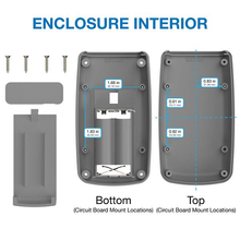 Easy Install AAA Battery With Circuit Storage Grey Box Hand Held Enclosure H45AAAGY