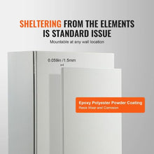 27.6 x 19.7 x 9.8 in Electrical Steel Enclosure Cold Rolled Wall Mounted Box SPT-705025