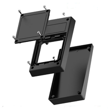 Standard Smooth Recess Sloped AC Battery Gray Flanged Wallmount Enclosure 0.9 Height 15SAC,GY