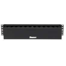 PatchLink Horizontal 2RU Black Single Sided Manager WMPF1E
