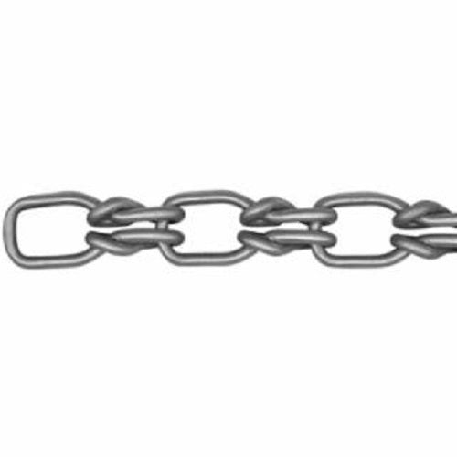 4/0 Inch Weldless Double Loop Straight Chain 100FT 007-2503-24001