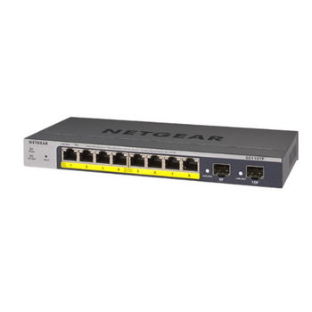 Netgear ProSafe 8-PoE Ports and 2-SFP Ports Gigabit Ethernet Smart Switch NET-GS110TP-300NAS