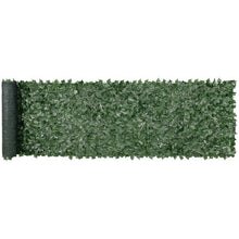 39" x 158" Dark Green Ivy Fence with Mesh Backing & Strengthened Joints – Artificial Greenery Privacy Screen Dark Green Backcloth JNF010 JNF010