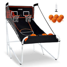 82 x 44 x 81 In  Foldable 2-Player Basketball Arcade Game with Electronic Scoreboard for Kids Adults