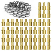 1/2"-3/4" Brass Clamp-style 1/2 NPT Internal Thread Pipe Fittings (50PCS)