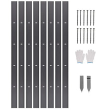 72 Inch Rust-Resistant Bendable for Yard Garden Metal Landscape Edging GE-L72in-8 (Pack of 8)