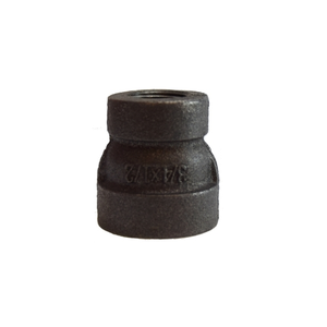 3/4" x 1/2" Extra Heavy 300 Malleable Iron Black Reducing Coupling Fittings 69438