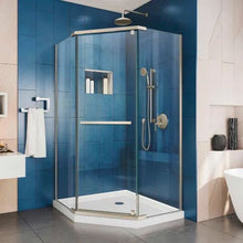 Frameless Pivot Shower Enclosure Prism Brushed Nickel SHEN-2136360-04