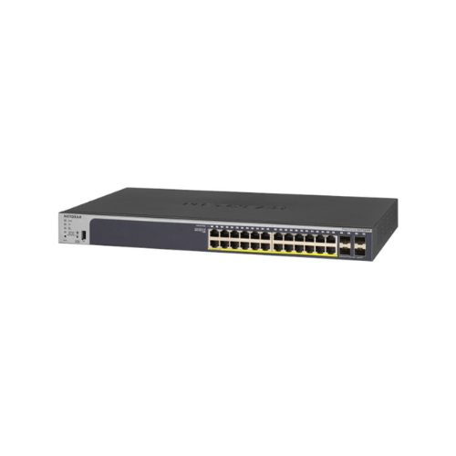 Netgear 28 Ports Gigabit Ethernet Smart Switch with 4 SFP Ports NET-GS728TP-200NAS
