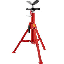 28 - 52 In V Head Pipe Stand Adjustable Height Pipe Jack Stands Folding for Pipe 1107S V