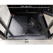 12U Wall Mount Swing Out Enclosure Vertical cable 047-WHS-1270