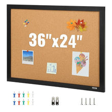 36x24 In Bulletin Board with MDF Sticker Frame Vision Board for Officeand School