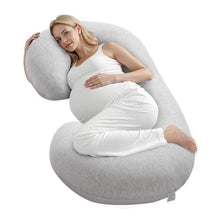 C-Shaped Full Body Pregnancy Pillow – Soft Maternity Support for Back & Belly