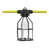 50 ft 12/3 SJTW 120V LED String Light Metal Cage Hang-A-Light 121050
