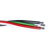 1/0-3C With #2 Ground Aluminum XHHW-2 XLPE Plex Cable BRW 600/1000V