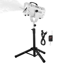 1200W Snow Making Machine with Height-Adjustable Stand White