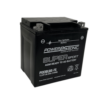 12V 28Ah Sealed Lead Acid Battery PIX30LBS-FS (Pack of 2)