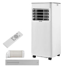 10000 BTU Portable Air Conditioner 3-in-1 AC Unit with Cooling Dehumidifier & Fan LED Touch Panel Remote Control 24H Timer for Indoor Rooms (White)
