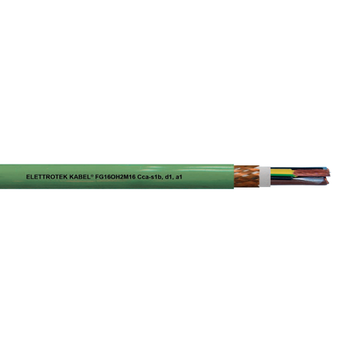 4 AWG 5C Bare Copper Braid Shielded Thermoplastic Halogen-Free FG16OH2M16 0.6/1KV Low Voltage Cable