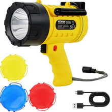 Rechargeable Spotlight Flashlight 1,000,000 Lumens IP67 Waterproof 4 Modes USB Port