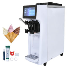 Countertop Soft Serve Ice Cream Maker 1000W Auto Clean