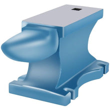 99 lb Iron Anvil Single Horn Anvil  with Large Countertop and Stable Base for Shaping Bending