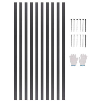 60 Inch Rust-Resistant Bendable for Yard Garden Metal Landscape Edging (Pack of 10)