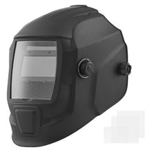 Auto Darkening Welding Hood – True Color Solar Powered Welding Helmet with 2 Arc Sensors for TIG MIG ARC Welding (Matte Black)