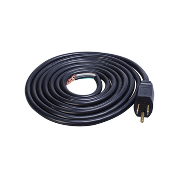 Cable de alimentación de repuesto para interiores, 9 pies, 14/3 SJTW, color negro, 9719SW8808 (paquete de 25) 