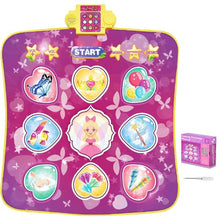 9-Button Dance Mat Electronic Play Pad with 3 Game Modes 8 Challenge Levels for 3+ Year Old Girls