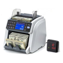 Mixed Denomination Money Counter Machine with CIS/UV/MG/IR/DD/DBL/HLF/CHN Counterfeit Detection Multi-Currency Support External Display